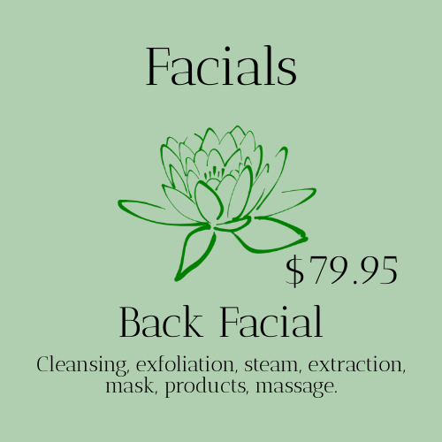 Facials - Back Facial